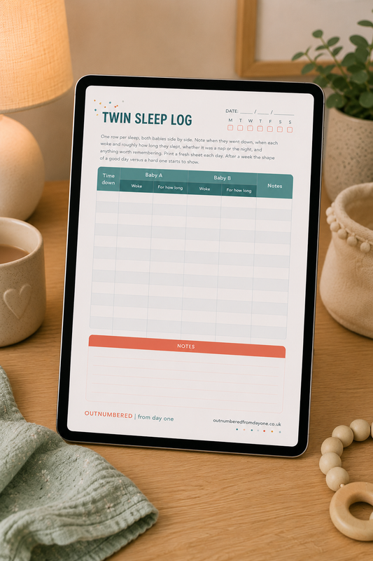Twin Sleep Log